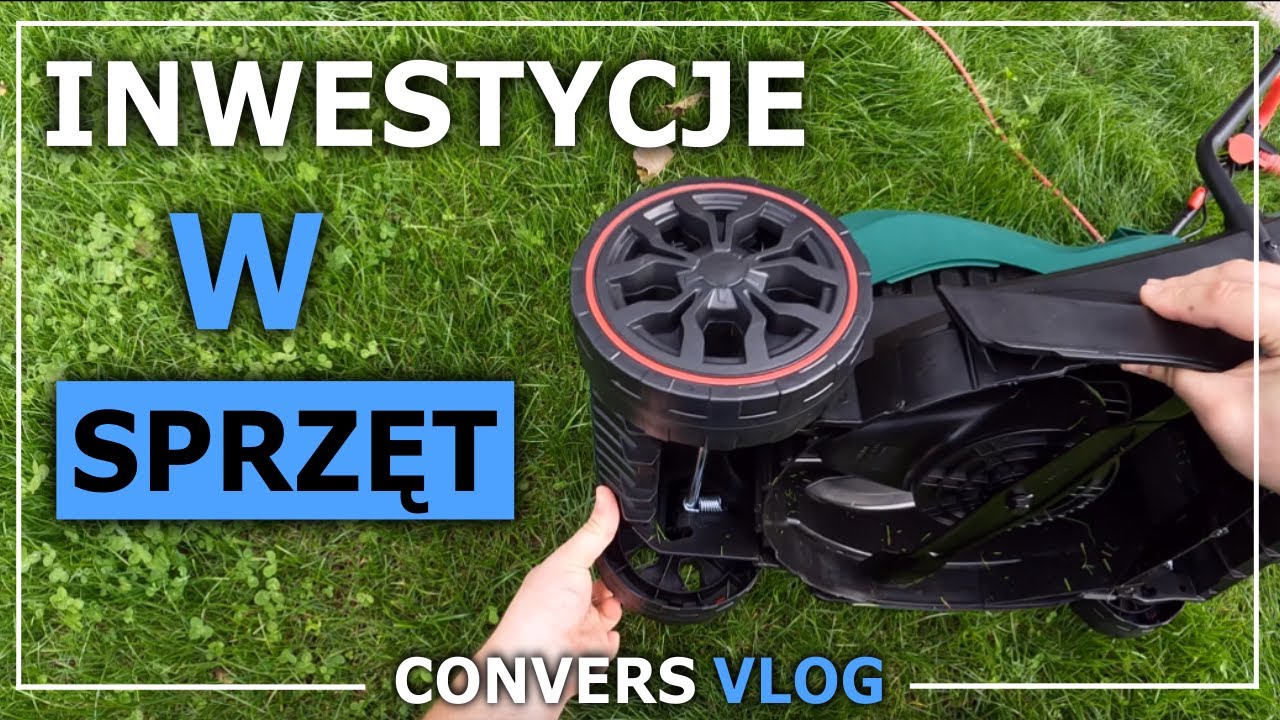 Nowa kosiarka z lidla. Koszenie zaniedbanego trawnika. Czy nowa kosiarka da radę? Parkside PRM 1300