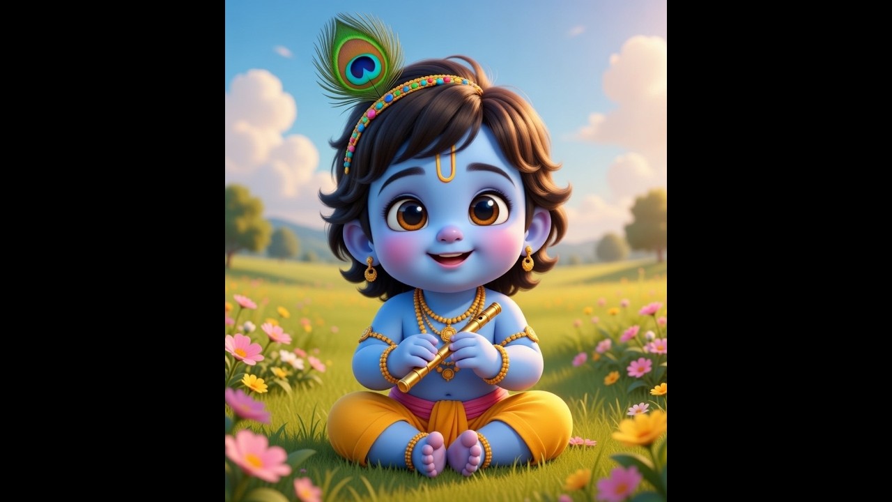 Achyutham Keshavam Krishna Damodaram 🙏 | Krishna Bhajan | Soulful Devotional Song