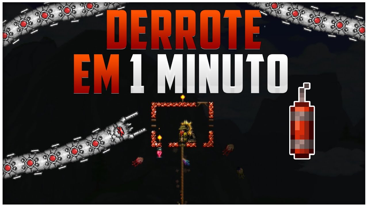 DERROTE o THE DESTROYER em menos de 1 minuto no MODO MASTER! (TRUQUE) - Terraria 1.4