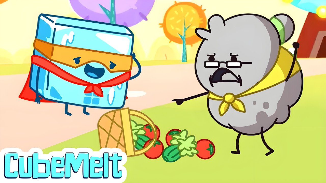 Cubemelt: The Coolest Hero 🧊 Cartoon For Kids 🦸🏻‍♂️