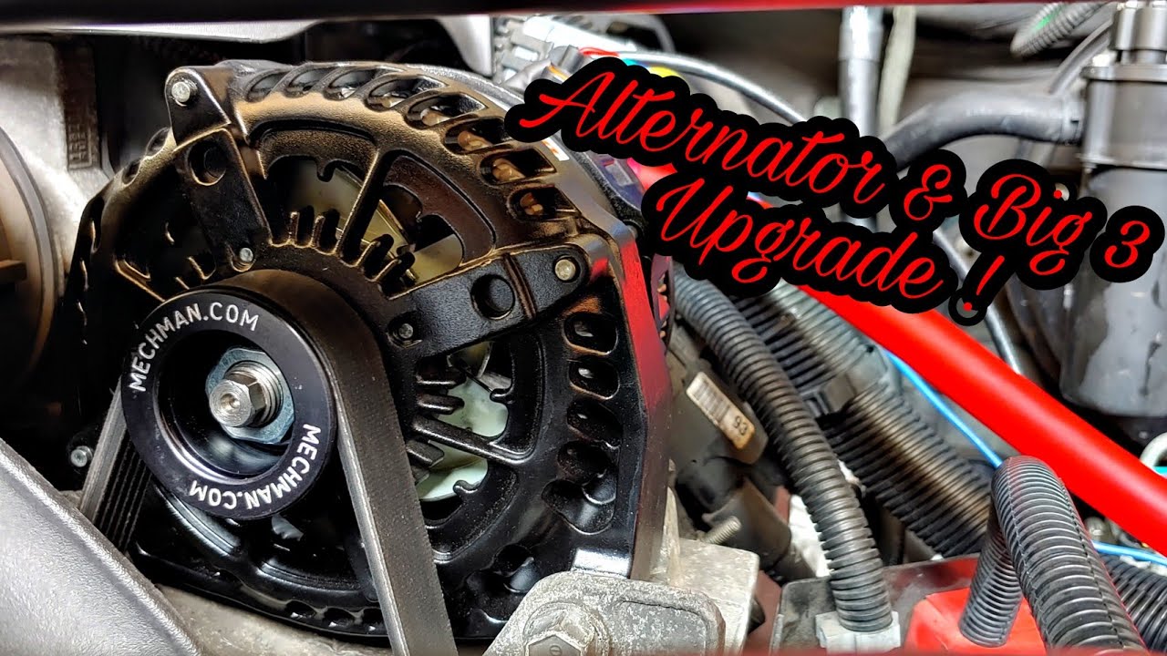 400 Amp Mechman Alternator & Big 3 Upgrade On The Tahoe 💪