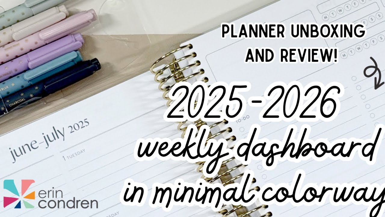 Meet Erin Condren's NEW DASHBOARD LAYOUT 💫