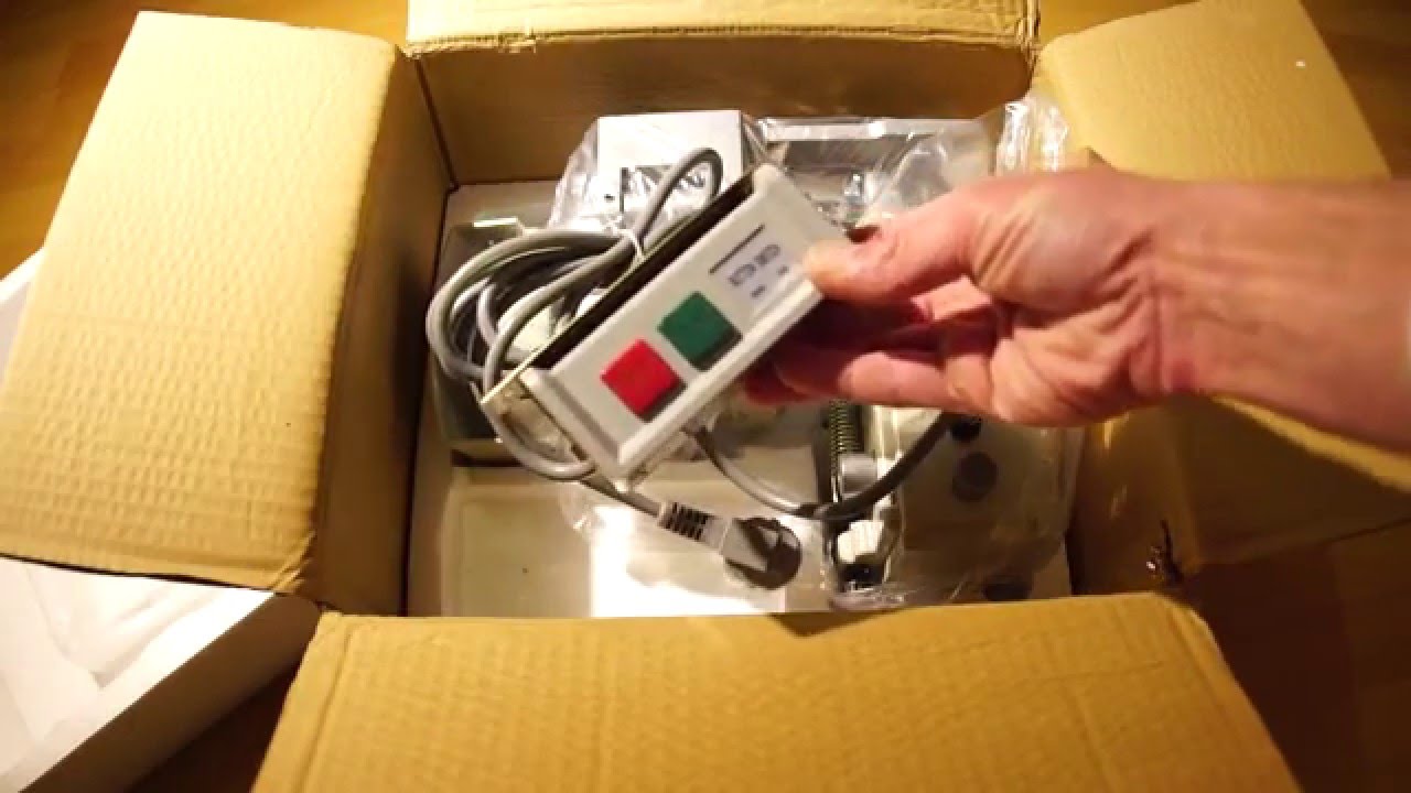 Unboxing: Brushless Servo Motor for Sewing Machine 550W - pt 1/3