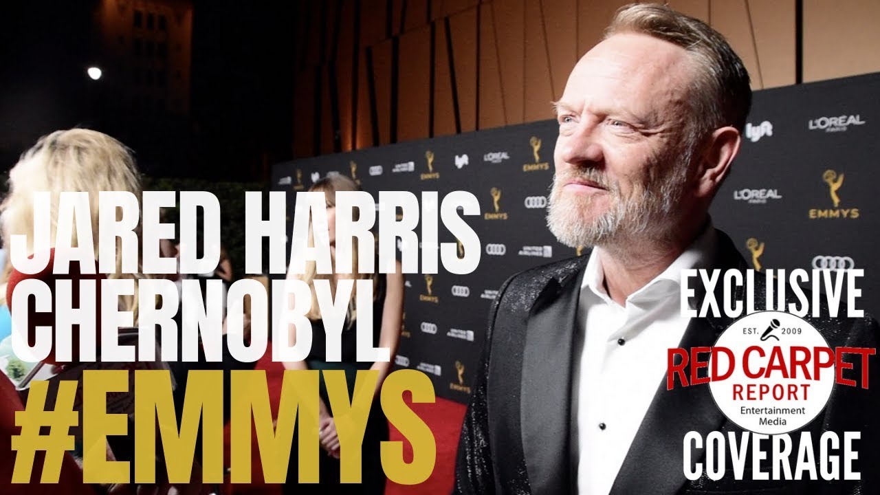 Jared Harris #Chernobyl interviewed at Television Academy's Performers Nominee Reception #Emmys
