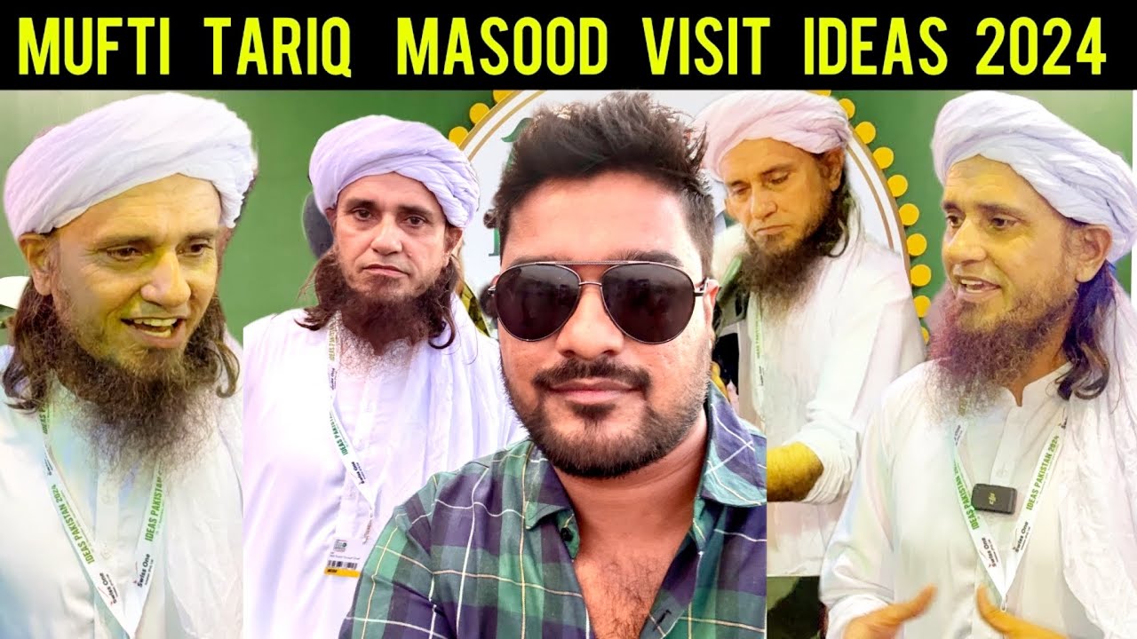 12th Ideas 2024 - Mufti Tariq Masood - International Biggest Defence Exhibition in Karachi Expo