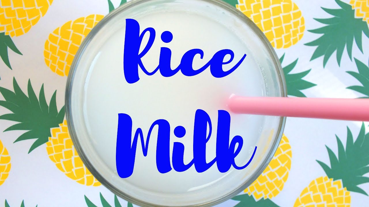 HOW TO MAKE RICE MILK ♡ DAIRY FREE | VEGAN | PLANT MILK | HCLF | PLANT BASED | GLUTEN FREE
