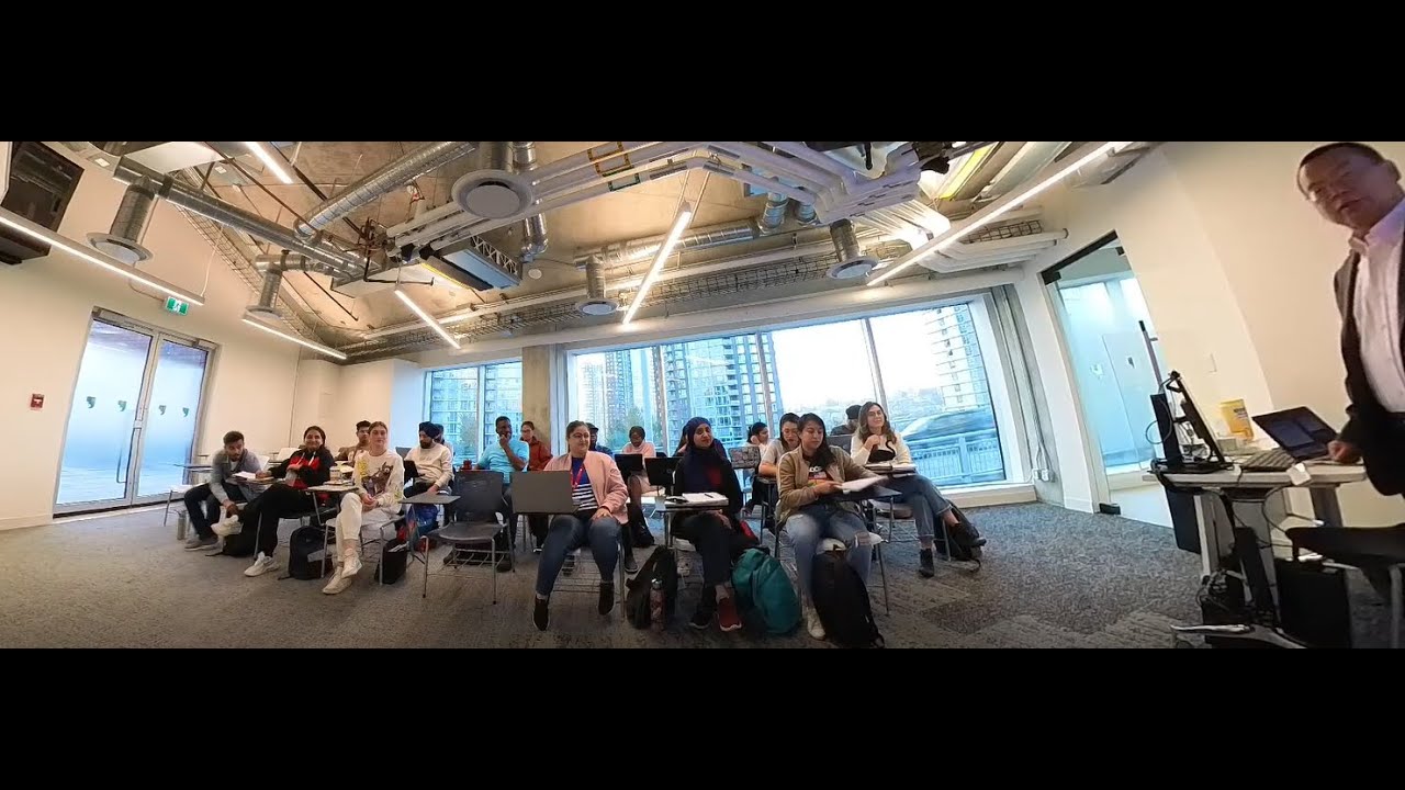 Sample MBA Class @ University Canada West - UCW: Small Size, Interactive, Experienced Professors 🇨🇦