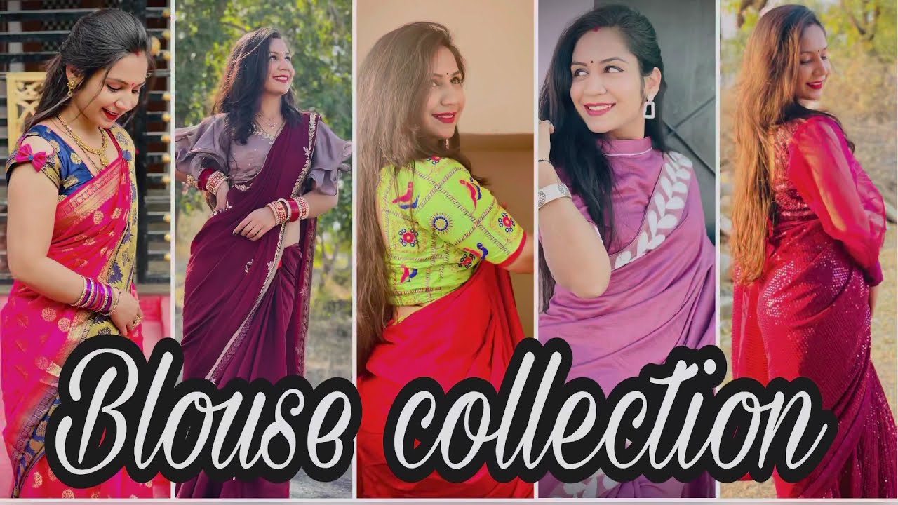 Blouse collection 😱itne sare blouse |komal soni |blouse design | saree |vlog