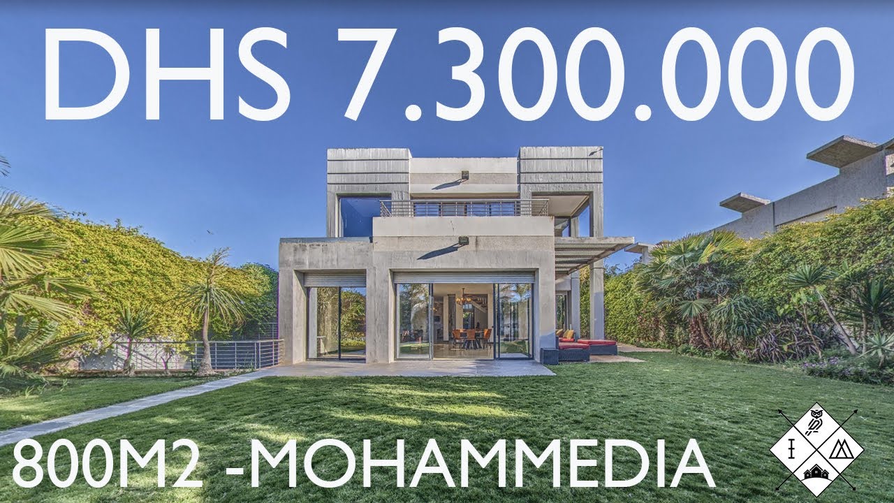 Mohammedia - Villa pont blondin- 800 M2- 7.000.000 Dhs