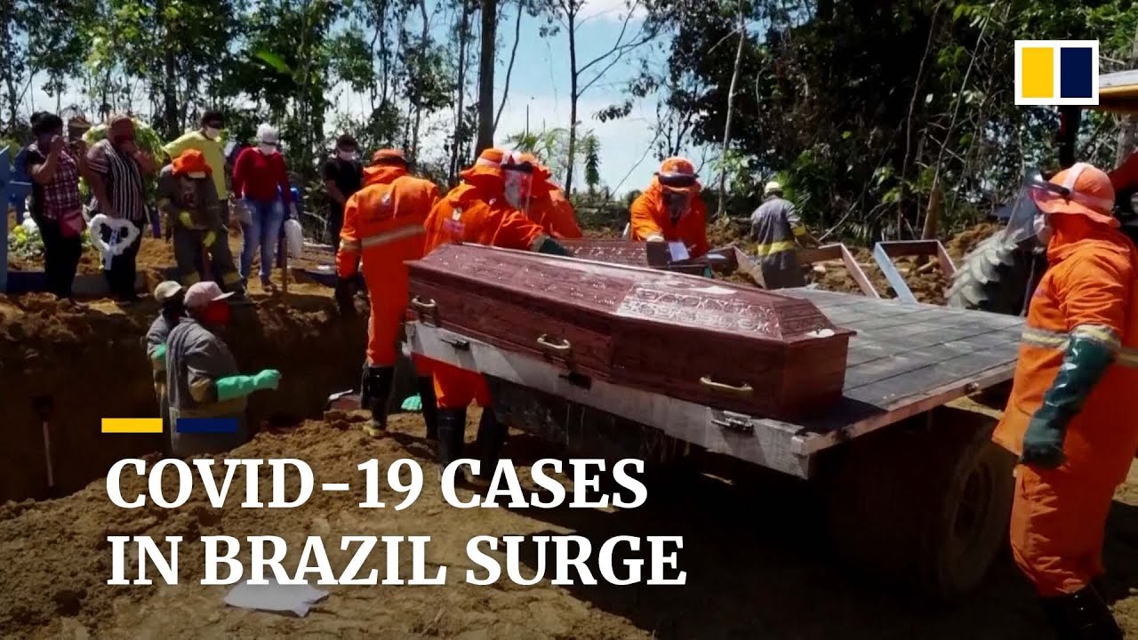 Brazil’s Covid-19 case numbers surpass Italy and Spain as Bolsonaro plays down  pandemic