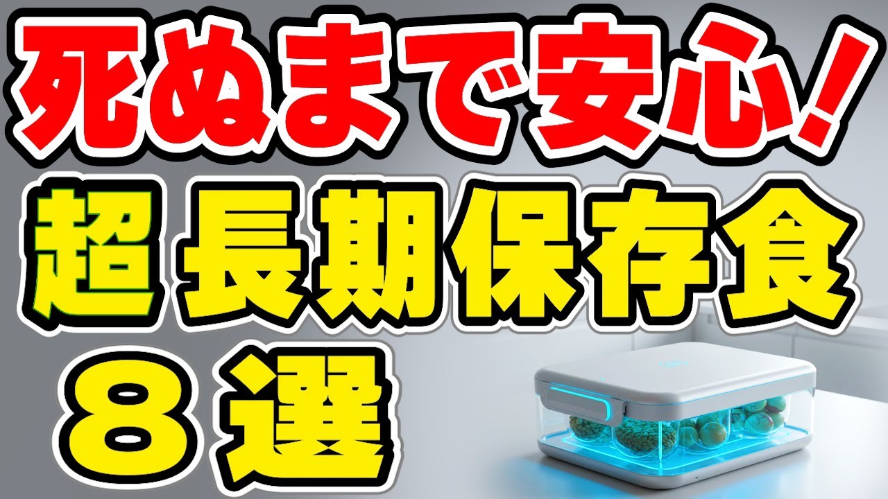 【衝撃】2000企業が導入！30年も可能！長期保存できる食品TOP8【備蓄情報】