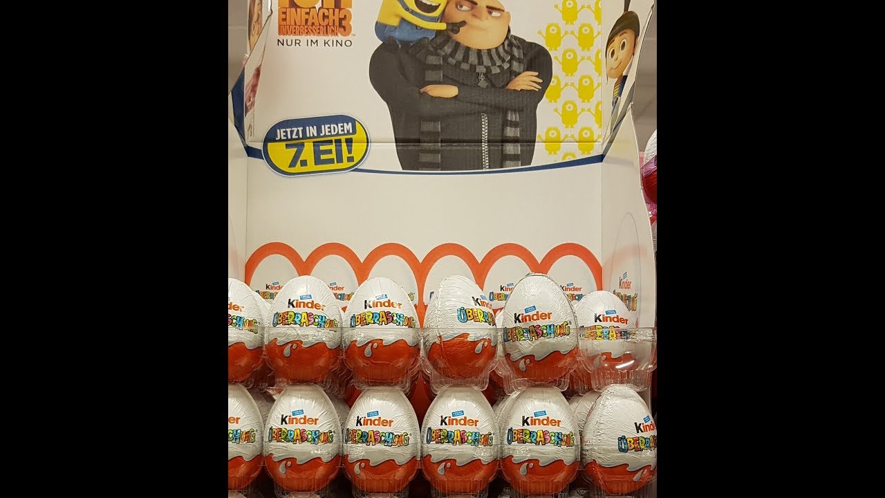 Kinder &Uuml;berraschungseier surprise Eggs Minions Киндер Сюрприз Toys Unboxing