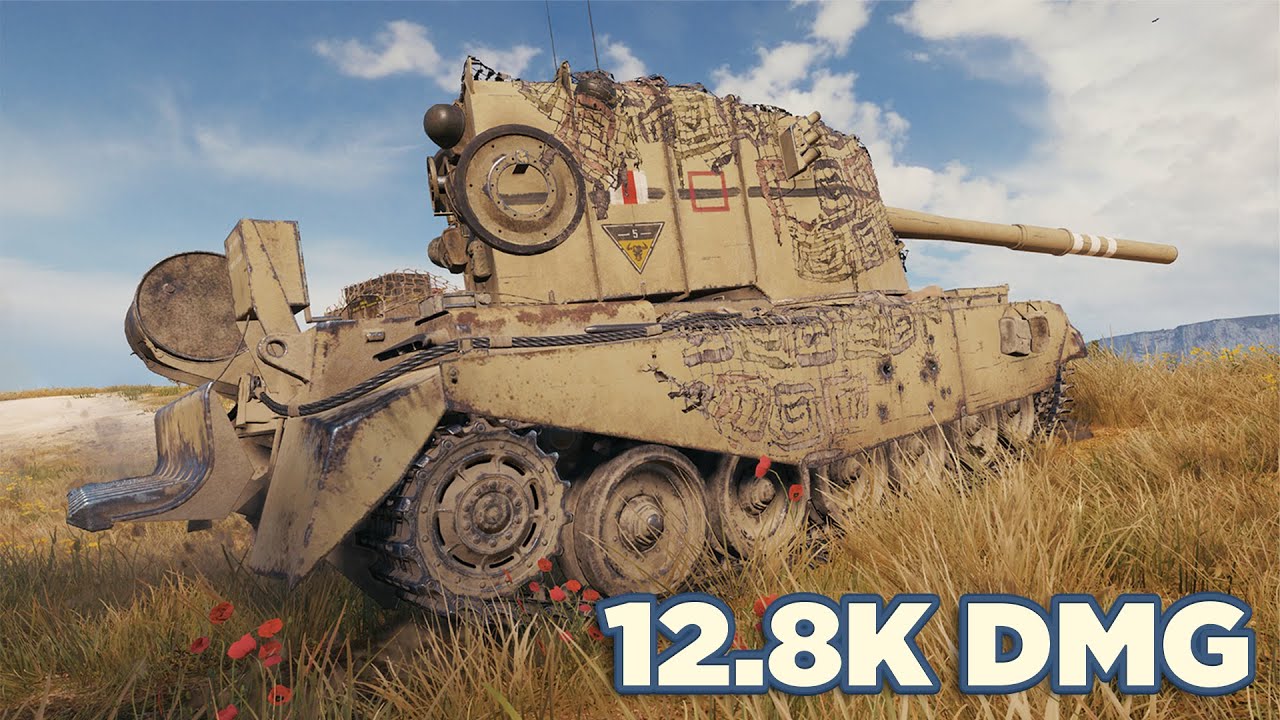 FV4005 Stage II • 12.8К УРОНА 11 ФРАГОВ • WoT Gameplay