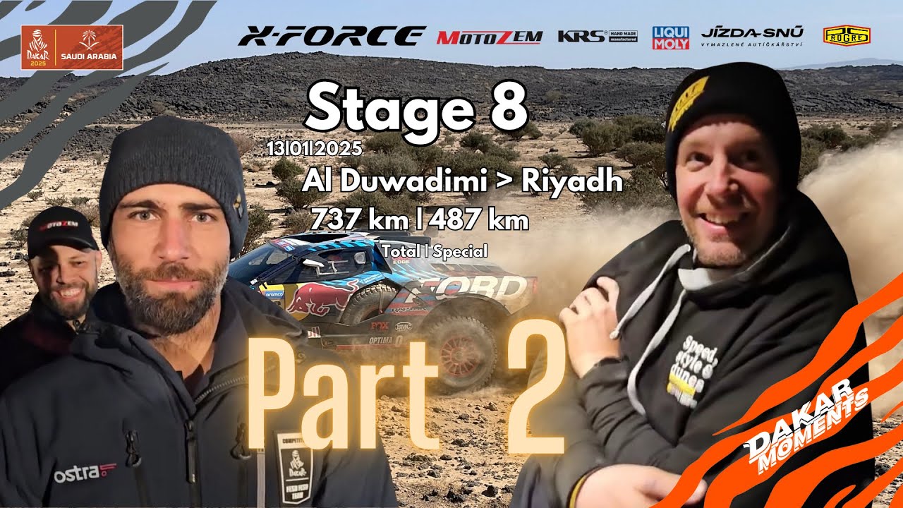 Stage  8 - Part 2 | Al Duwadimi to Riyadh| DAKAR2025 | 13012025 |