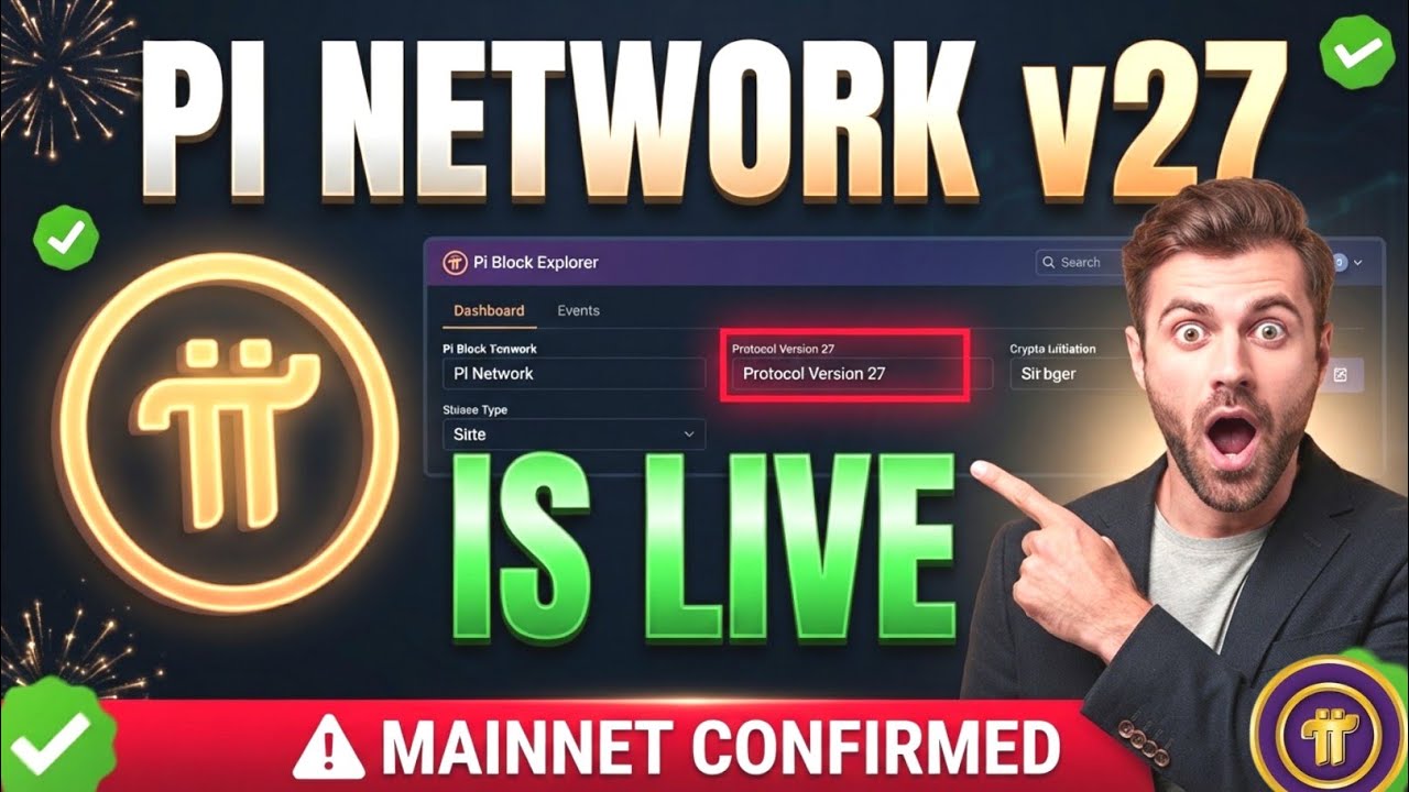 BREAKING: Pi Network v27 Goes Live on Mainnet (Smart Contracts + DEX)