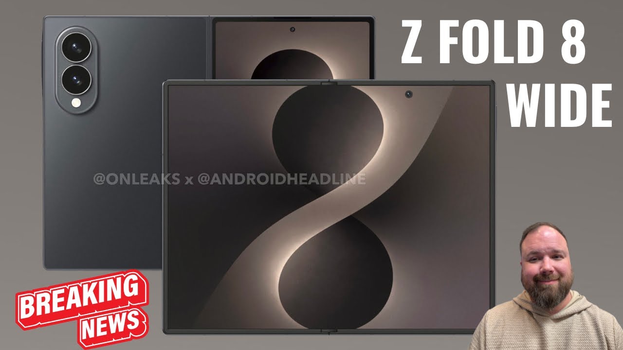 Первый взгляд на Samsung Galaxy Z Fold 8 Wide!