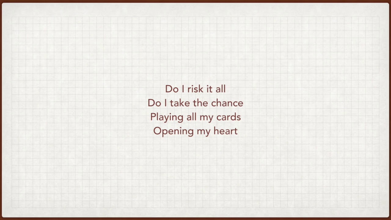 Risk It All Lyric Video