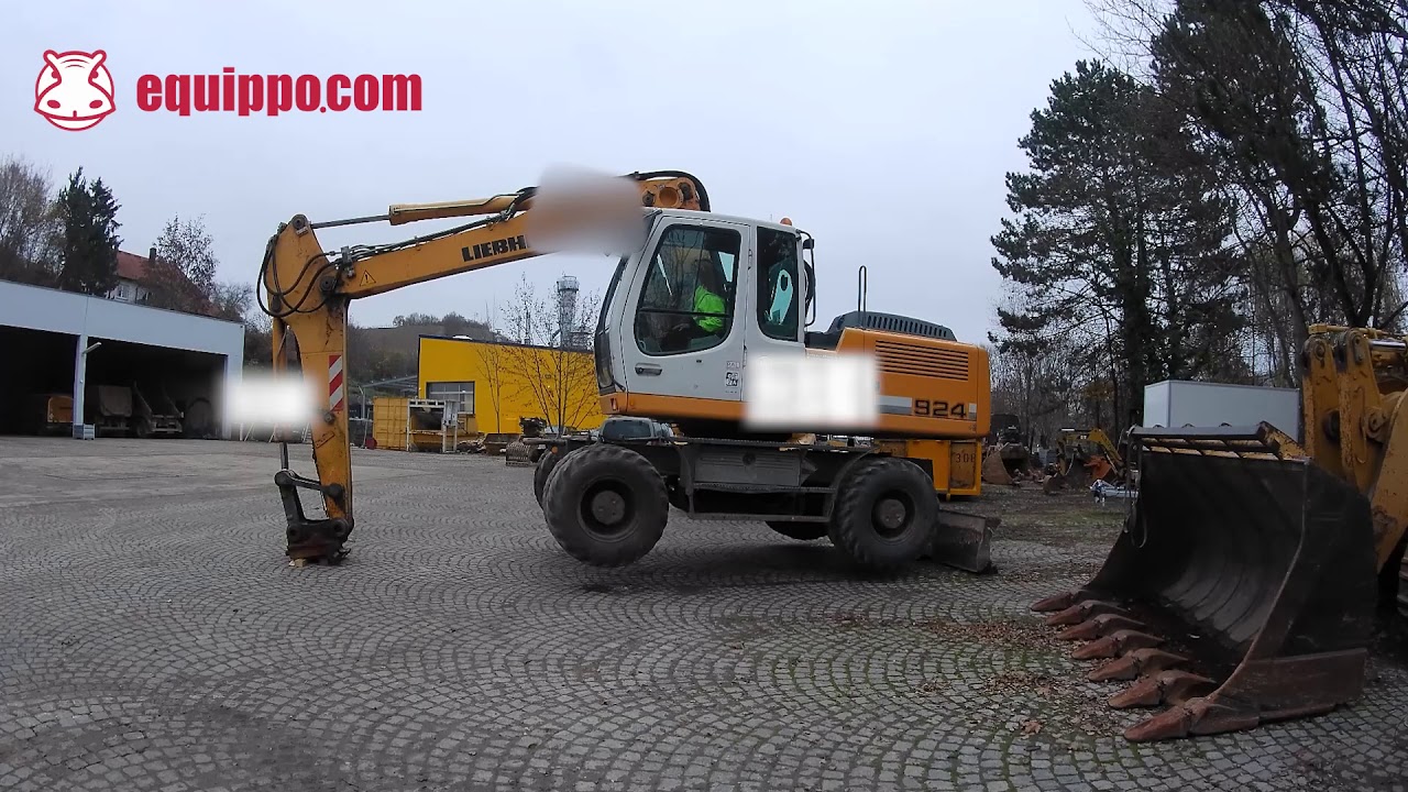 Used 2008 - Liebherr A924 | Used Wheeled Excavator | equippo.com | Used heavy equipment