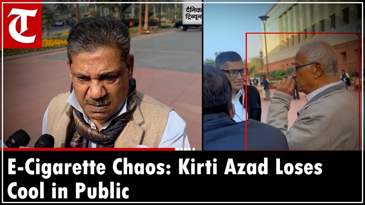 I&rsquo;ll File a Case!&rdquo; TMC MP Kirti Azad Loses Cool at Journalist Over E-Cigarette Row in Parliament