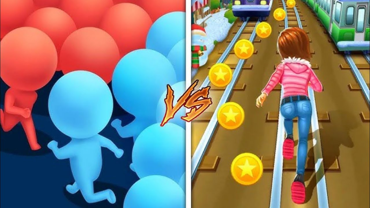 Count Masters vs Subway Princess Runner – Ultimate Crowd Battle vs Endless Run Challenge! 🔥