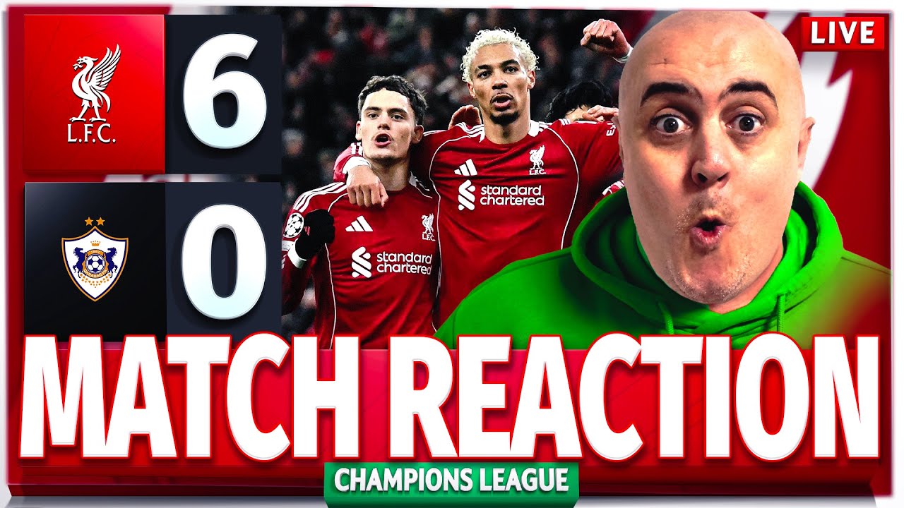 LIVERPOOL 6-0 QARABAG! Craig's LIVE Match Reaction