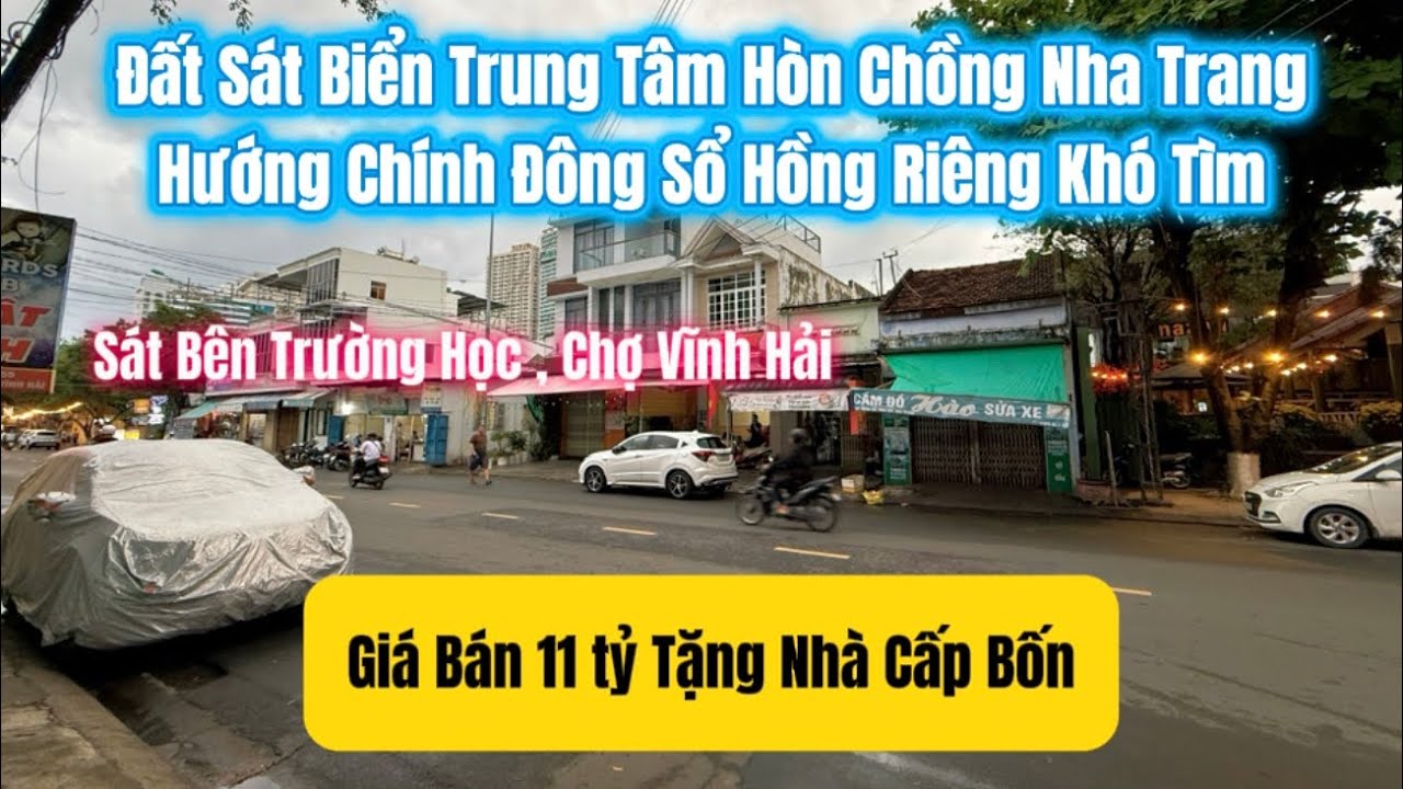 Đât biển Hòn Chồng Trung Tâm Vĩnh Hải Phường Bắc Nha Trang Giá Rẻ #biennhatrang 