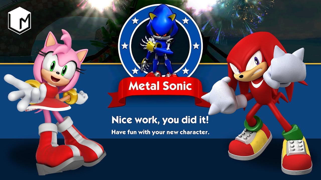 Sonic Dash - Metal Sonic Event Gameplay Walkthrough - Sonic, Knuckles, Amy and Cream