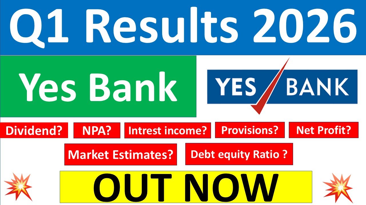 YES BANK Q1 results 2026 | YES BANK results today | YES BANK Share News | YES BANK Share latest news