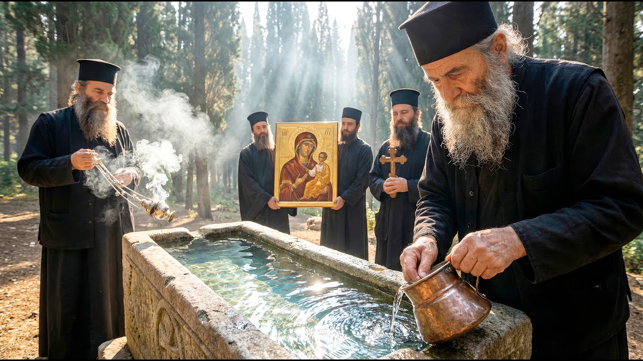 Mount Athos Holy Water Procession — Orthodox Prayer That Brings Peace, Protection and Healing