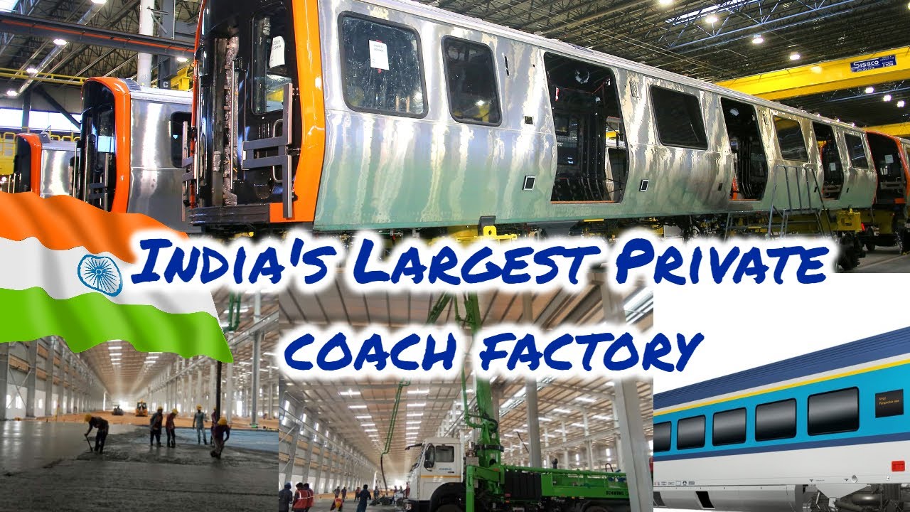 India's largest private Rail Coach factory in Warangal | 1000 crores investment | India Rail Infra