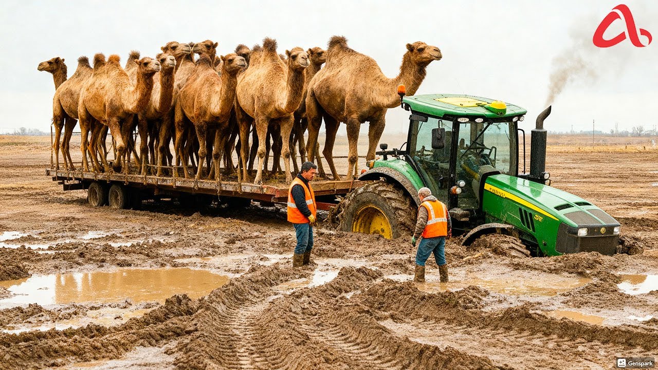 Tractor Stuck in Mud | Biggest Agriculture Technology Fails Transporting #9