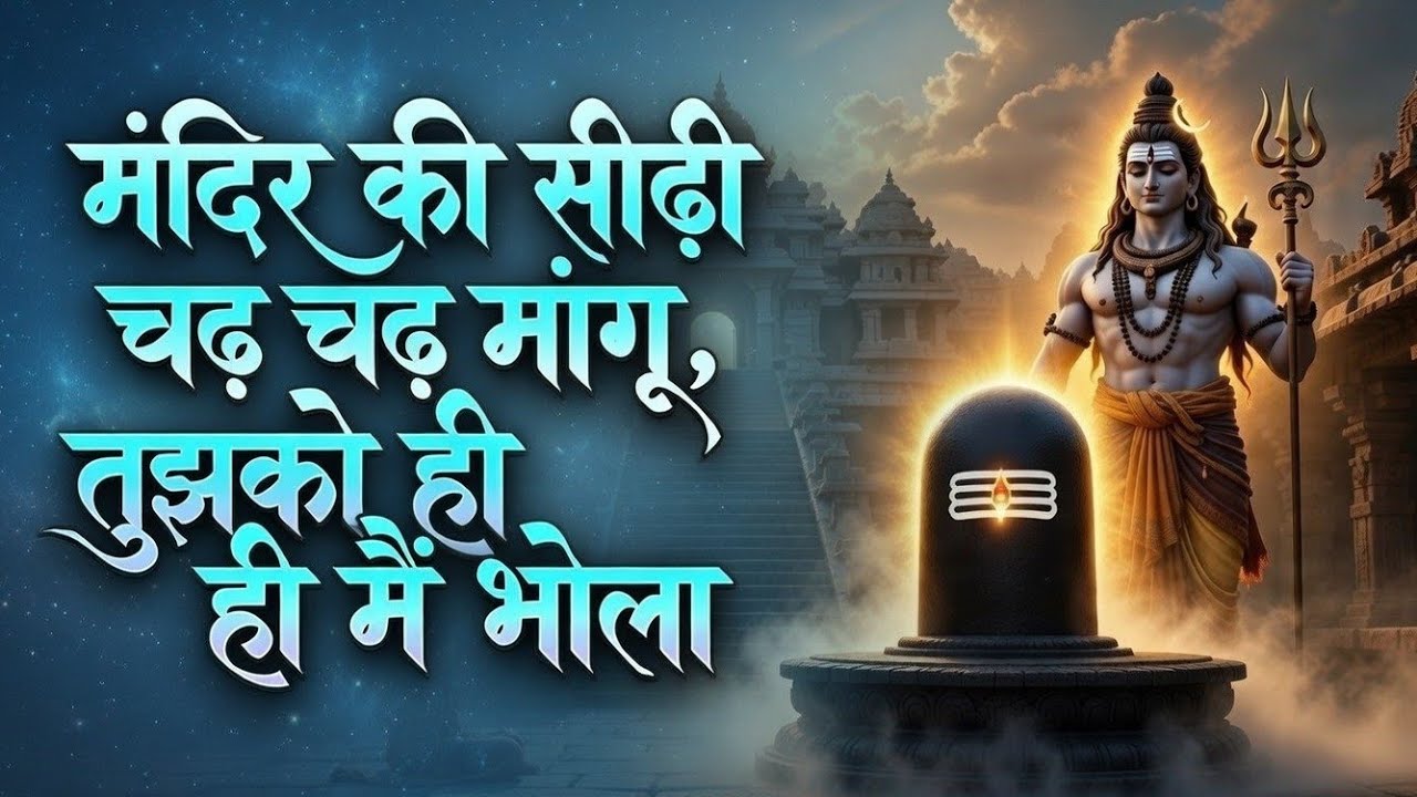 मंदिर की सीढ़ी चढ़ चढ़ मांगू | Bhola Bhajan 2026 | Mahadev New Emotional Song | Shiv Bhakti