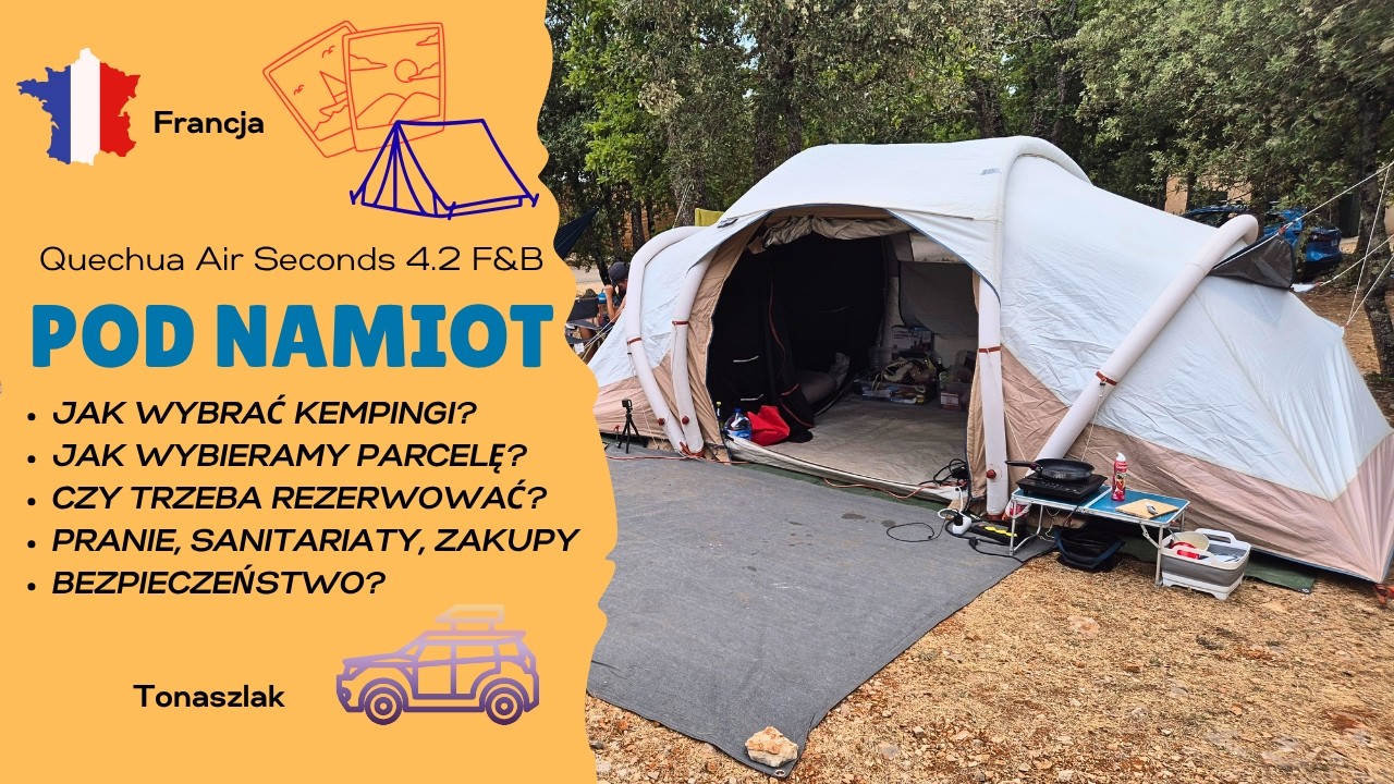 Camping we Francji krok po kroku | Jak wybrać camping i parcelę? Ile to kosztuje?