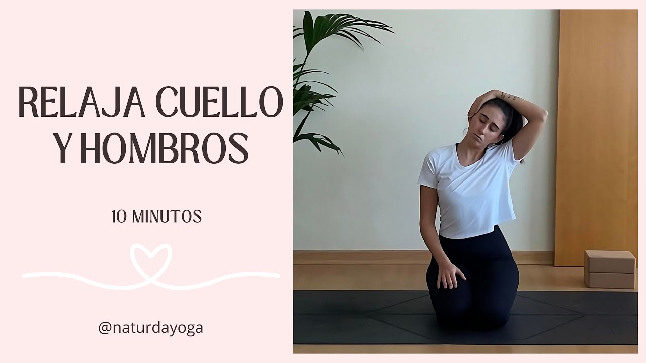 Alivia cuello y hombros en 10 minutos | Yoga exprés para principiantes 🧘‍♀️🧘 | Nat Urda Yoga