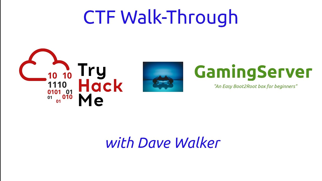 GamingServer - TryHackMe - LXC/LXD  Privilege Escalation