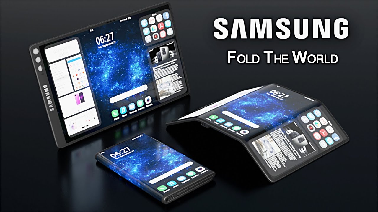 Samsung Galaxy Tri Fold Smart phone Concept