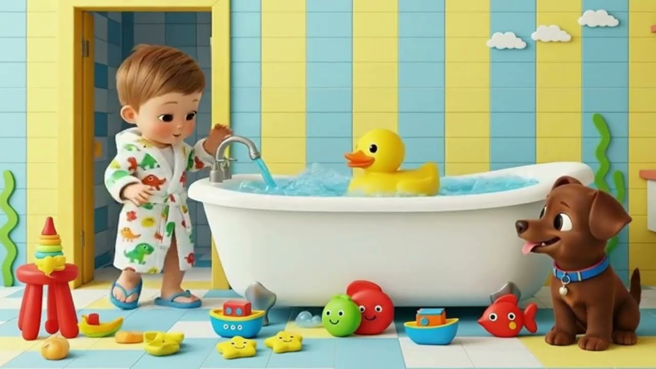 🛁🎶 HORA DO BANHO É DIVERSÃO! 🎶🫧