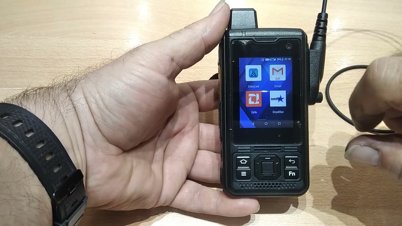 Echolink + Zello PTT Microphone Headset UNIWA B8000.