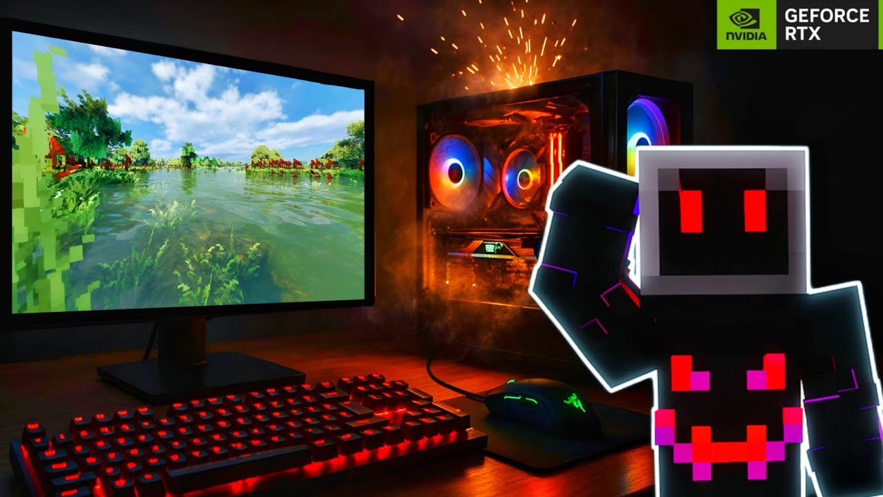 ဒီ Shader ကြောင့် ကျနော့် PC ပေါက်ကွဲသွားတယ် !!| Most Realistic RTX Minecraft Ever