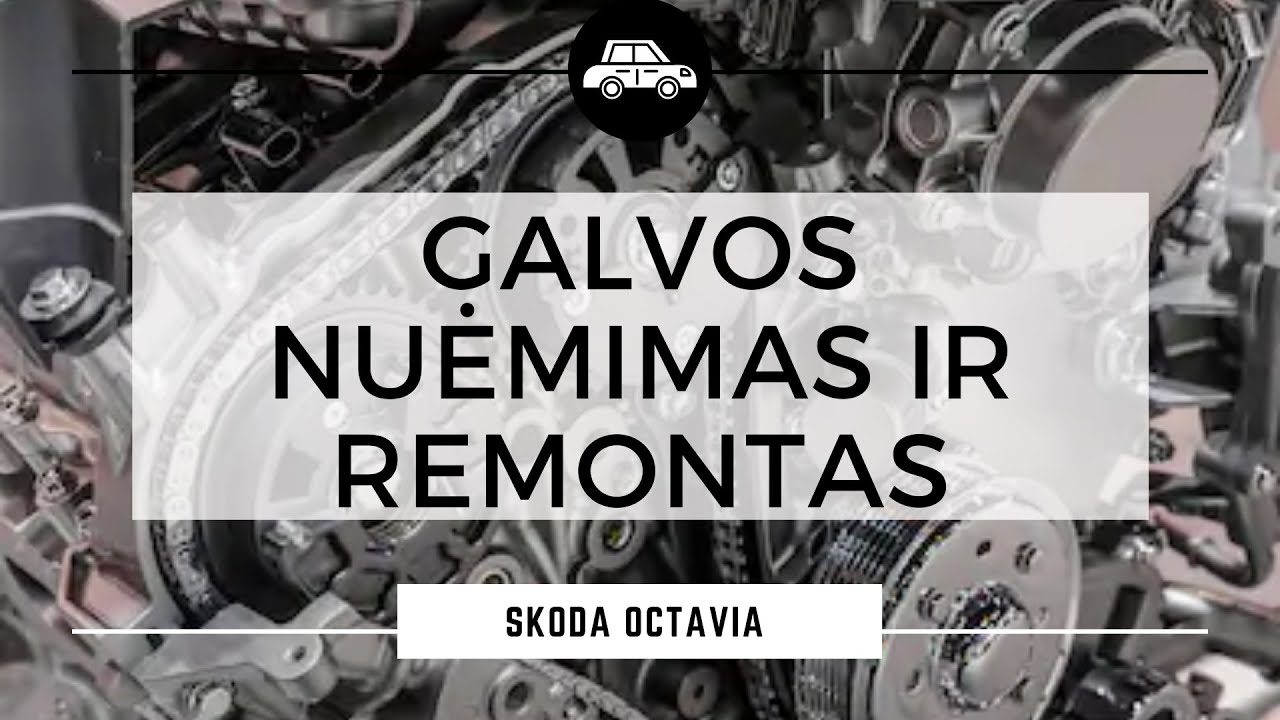 Skoda Octavia 1,4tsi galvos nuėmimas ir remontas // Cylinder head repair