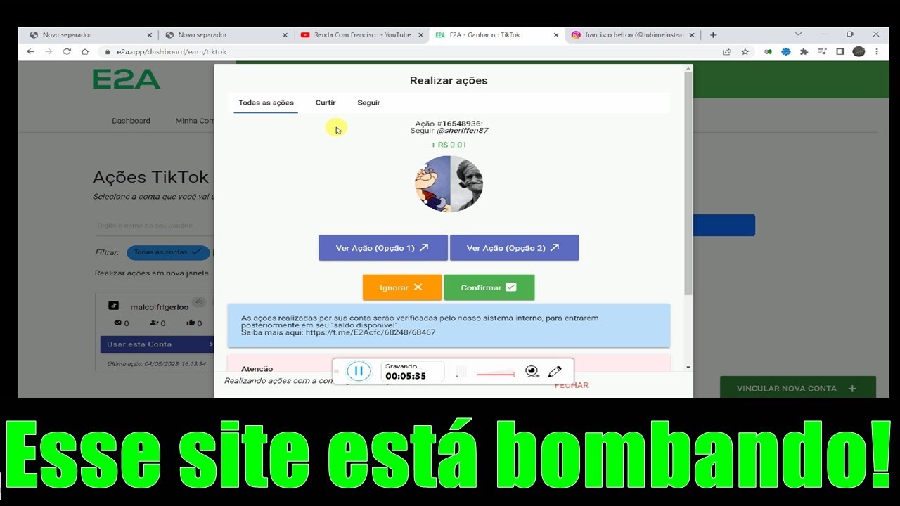 TESTEI PELA PRIMEIRA VEZ: Site E2A, O Que Achei Dele? Vou Fazer Extenc&atilde;o!