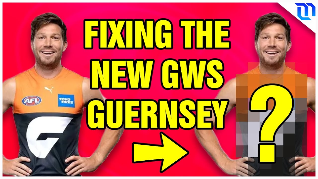 Fixing the New GWS Guernseys - AFL Redesign