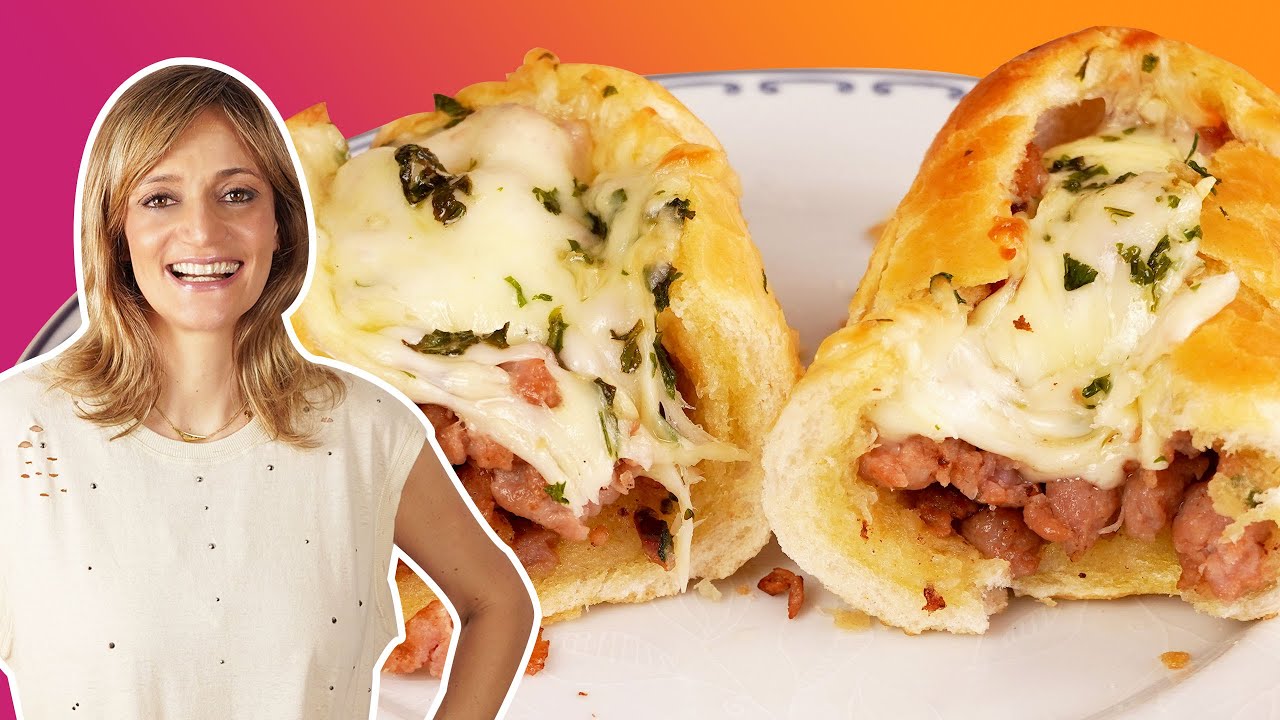 Pão Recheado Com Linguiça e Manteiga de Alho | Sal de Flor