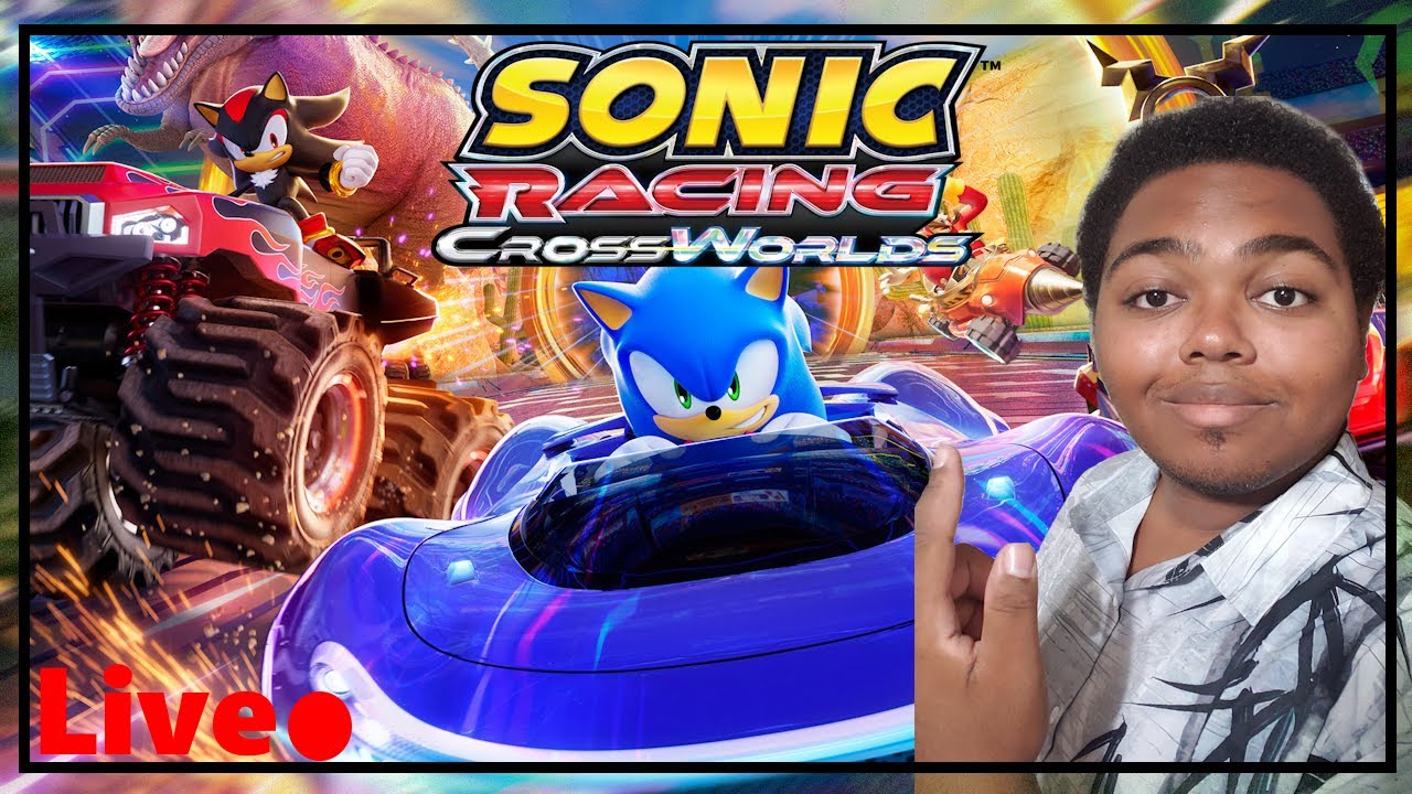 ROBO TURBO  : Sonic Racing Crossworlds Switch 2 and playing with Viewers