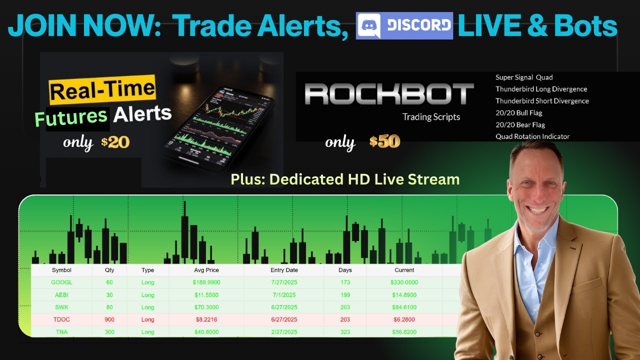 Присоединяйтесь к Day Trading Radio и получите эксклюзивный доступ к прямым трансляциям, торговым...