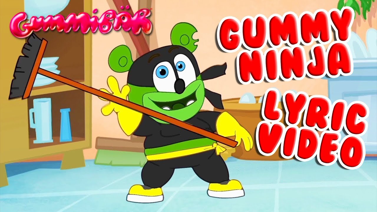 GUMMY NINJA Lyric Video Gummy Bear Song Gummibär