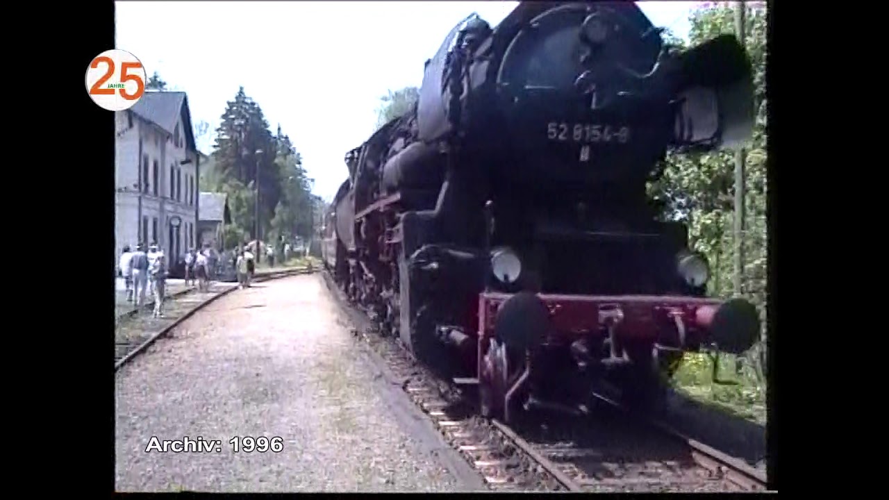 25 Jahre Kanal9 Erzgebirge eine Zeitreise: Historische Zugfahrten