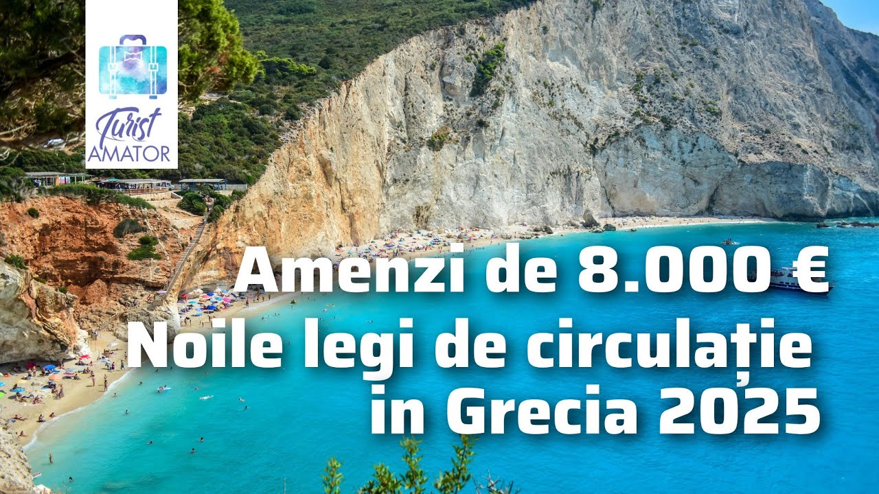 Noile legi de circulație &icirc;n Grecia 2025 | Amenzi uriașe de 8.000 euro pentru turiști pentru viteză
