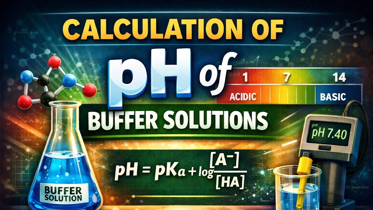 Calculation of pH of buffer solutions