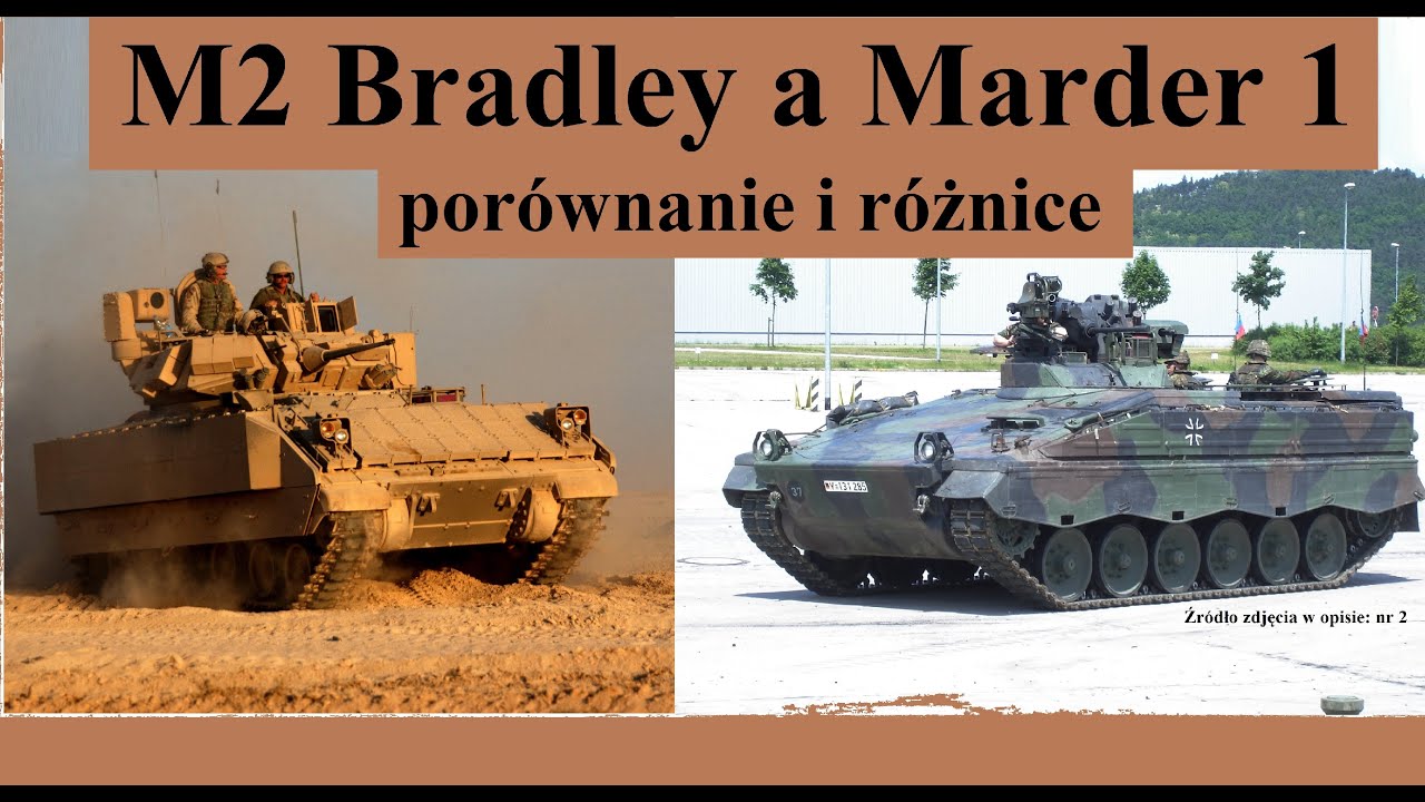 M2 Bradley a Marder 1 - por&oacute;wnanie i r&oacute;żnice